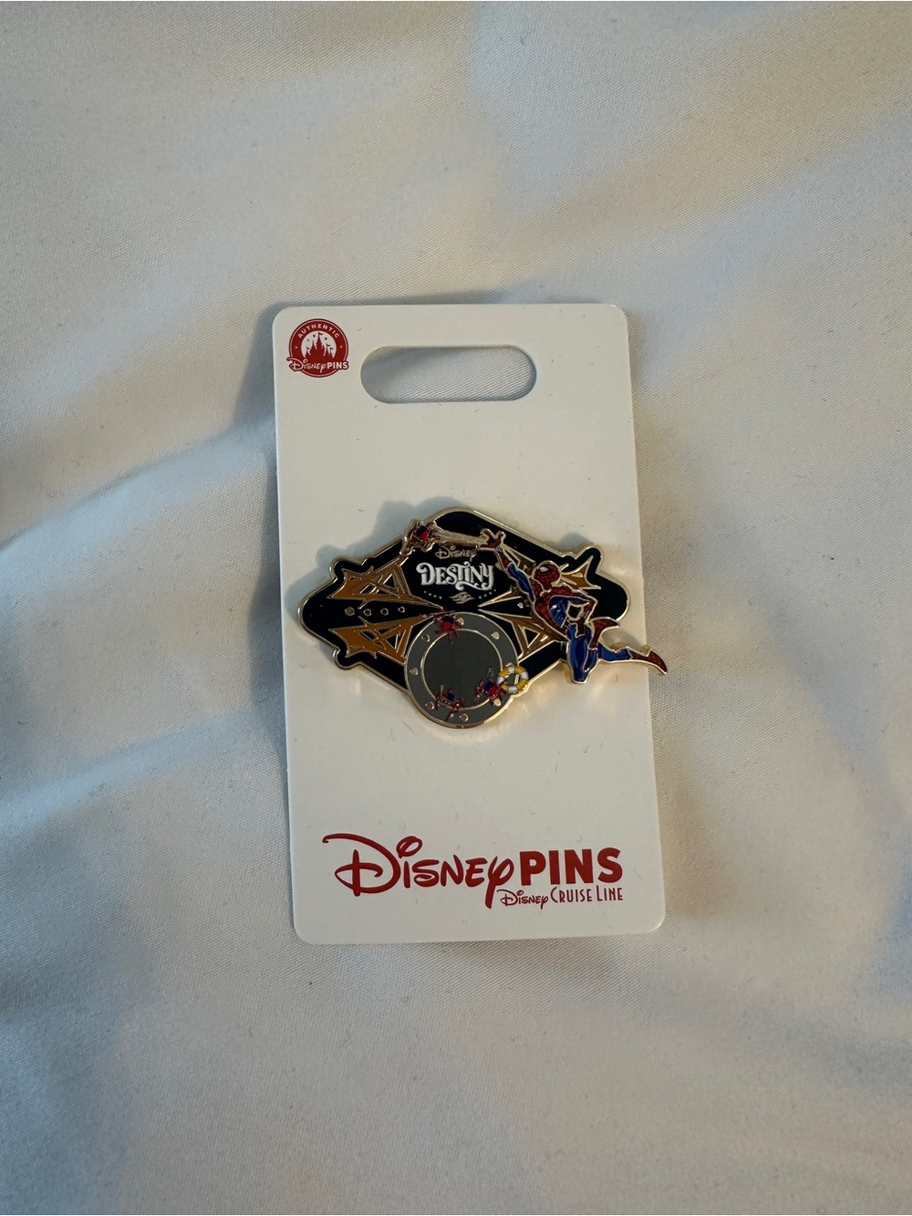 Disney Cruise Destiny Pin with Spider-Man
